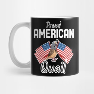Proud American Quail USA Mug